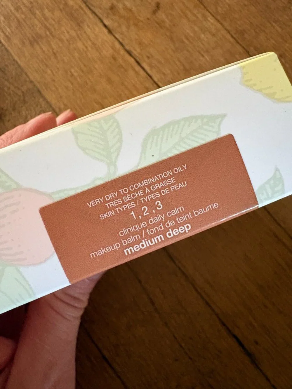 Clinique Daily Calm Makeup Balm Foundation Shade Medium Deep